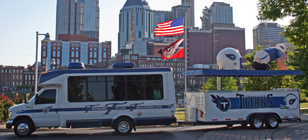 Tennessee Titans Tailgating Bus